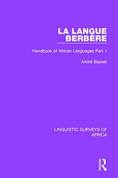 portada La Langue Berbère: Handbook of African Languages Part 1 (Linguistic Surveys of Africa) (en Inglés)