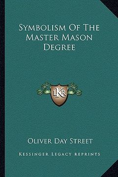 portada symbolism of the master mason degree (in English)