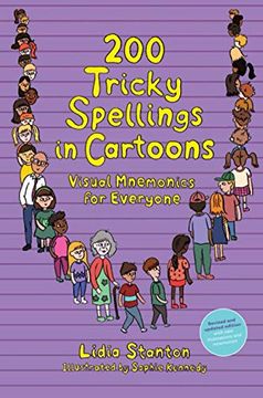 portada 200 Tricky Spellings in Cartoons: Visual Mnemonics for Everyone - uk Edition (en Inglés)