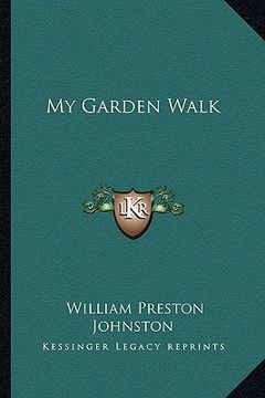 portada my garden walk (en Inglés)