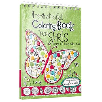 portada Inspirational Coloring Book for Girls: Hours of Faith-Filled Fun (en Inglés)