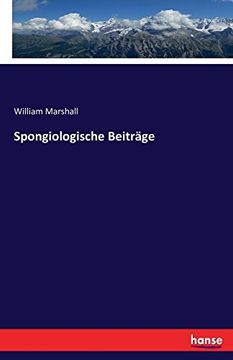 portada Spongiologische Beitrage (German Edition)