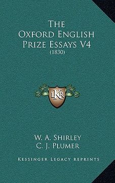portada the oxford english prize essays v4: 1830 (in English)