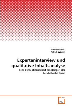 portada Experteninterview und qualitative Inhaltsanalyse