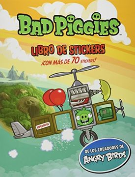 portada Angry Birds Bad Piggies Libro De Sticker
