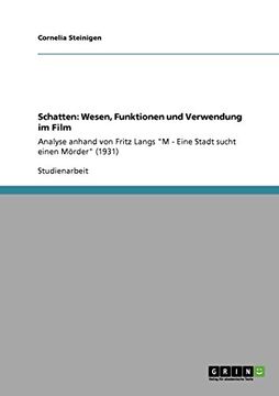 portada Schatten: Wesen, Funktionen und Verwendung im Film (en Alemán)