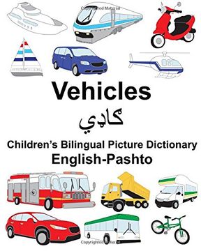 portada English-Pashto Vehicles Children’S Bilingual Picture Dictionary (Freebilingualbooks. Com) (en Inglés)