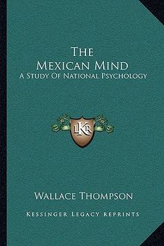 portada the mexican mind: a study of national psychology (en Inglés)