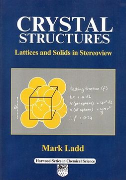 portada Crystal Structures: Lattices and Solids in Stereoview (en Inglés)