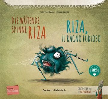 portada Die Wütende Spinne Riza. Deutsch-Italienisch