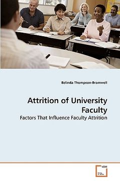 portada attrition of university faculty