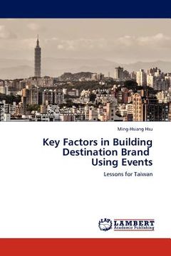 portada key factors in building destination brand using events (en Inglés)