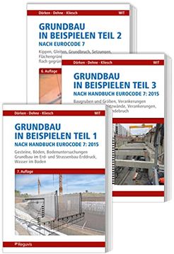 portada Grundbau in Beispielen Nach Eurocode 7 - Teile 1 bis 3 (en Alemán)