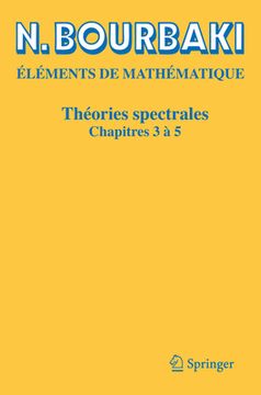 portada Théories Spectrales: Chapitres 3 À 5 (en Francés)