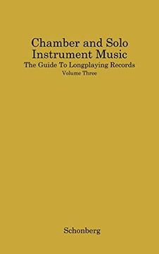 portada Chamber and Solo Instrument Music (Guide to Long-Playing Records) (in English)