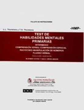 portada Test De Habilidades Mentales Primarias Equipo Completo (hmp)equipo completo (14-100)