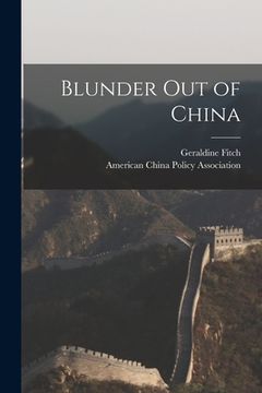 portada Blunder out of China (en Inglés)