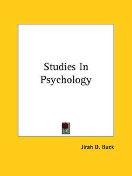 portada studies in psychology (en Inglés)