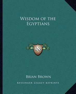 portada wisdom of the egyptians (in English)