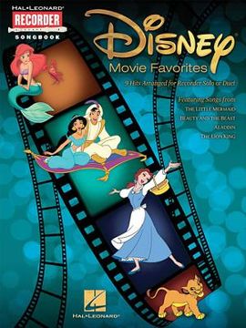 portada Disney Movie Favorites: 9 Hits Arranged for Recorder Solo or Duet (in English)