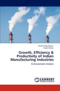 portada growth, efficiency & productivity of indian manufacturing industries (en Inglés)