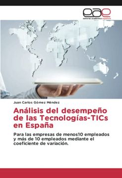 portada Análisis del Desempeño de las Tecnologías-Tics en España (in Spanish)