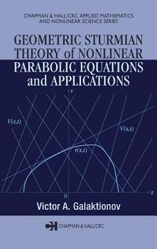 portada Geometric Sturmian Theory of Nonlinear Parabolic Equations and Applications (en Inglés)