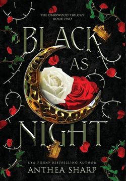 portada Black as Night: A Dark elf Fairytale (2) (The Darkwood Trilogy) (en Inglés)