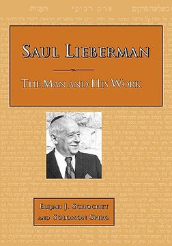 portada saul lieberman: the man and his work (en Inglés)