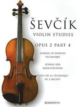portada sevcik violin studies opus 2, part 4 (en Inglés)