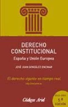 portada Derecho Constitucional: España y Union Europea (5ª Ed. )