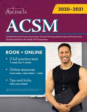 portada ACSM Certified Personal Trainer Exam Prep: Personal Training Study Guide and Practice Test Questions Book for the ACSM CPT Examination (en Inglés)