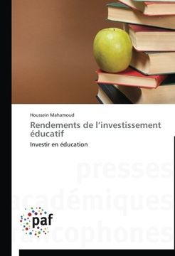 portada Rendements de L'Investissement Educatif
