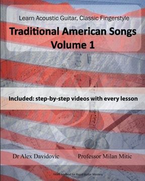 portada Learn Acoustic Guitar, Classic Fingerstyle: Traditional American Songs Volume 1: Volume 8