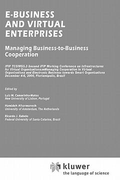 portada e-business and virtual enterprises: managing business-to-business cooperation (en Inglés)