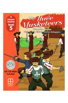 portada The Three Musketeers - Primary Readers level 5 Student's Book + CD-ROM (in English)