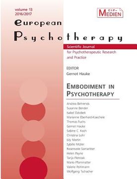 portada European Psychotherapy 2016/2017: Embodiment in Psychotherapy