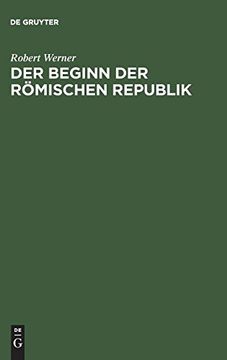 portada Der Beginn der Römischen Republik (en Alemán)