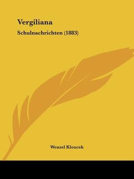portada vergiliana: schulnachrichten (1883) (in English)