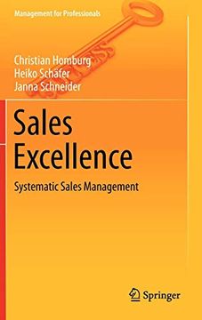 portada Sales Excellence: Systematic Sales Management (Management for Professionals) (en Inglés)