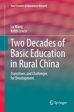 portada Two Decades of Basic Education in Rural China: Transitions and Challenges for Development (en Inglés)