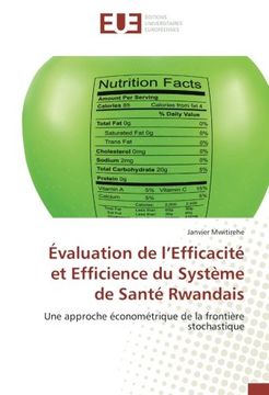 portada Évaluation de l'Efficacité et Efficience du Système de Santé Rwandais: Une approche économétrique de la frontière stochastique
