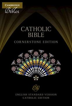 portada Esv-Ce Catholic Bible, Cornerstone Edition, Black Cowhide Leather, Esc668: T (en Inglés)