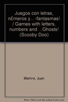 portada scooby doo juegos con letras numeros y fantasmas