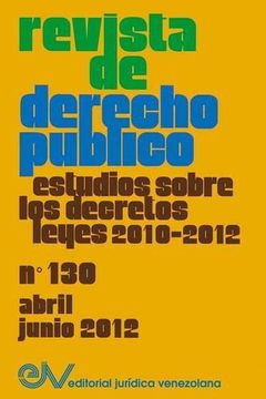 portada Revista de Derecho Público (Venezuela), no. 130, Abril-Junio 2012