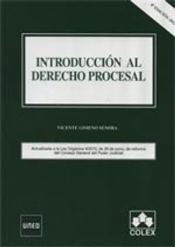 portada Introduccion Al Derecho Procesal 8ªed
