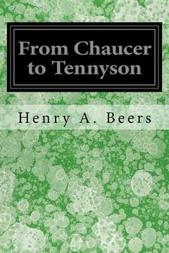 portada From Chaucer to Tennyson (in English)