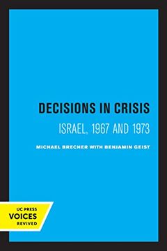 portada Decisions in Crisis: Israel, 1967 and 1973 (en Inglés)