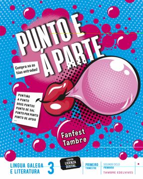 portada Lingua Galega e Literatura 3º Primaria Proyecto Fanfest ed 2022 Galicia