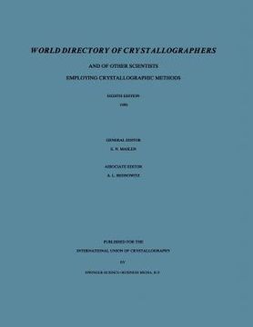 portada world directory of crystallographers, 1990